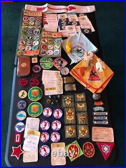Huge Vintage Boy Scout BSA Lot NC Brothers 1970s Order of the Arrow Patches