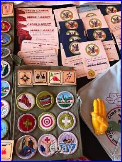 Huge Vintage Boy Scout BSA Lot NC Brothers 1970s Order of the Arrow Patches