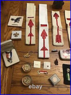 Huge Vintage Boy Scout Badge Patch Medal Lot 300+ Items Sash Neckerchiefs BSA Huge Vintage Boy Scout Badge Patch Medal Lot 300+ Items Sash Neckerchiefs BSA