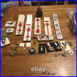Huge Vintage Boy Scout Badge Patch Medal Lot 300+ Items Sash Neckerchiefs BSA Huge Vintage Boy Scout Badge Patch Medal Lot 300+ Items Sash Neckerchiefs BSA