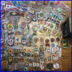 Huge Vintage Boy Scout Badge Patch Medal Lot 300+ Items Sash Neckerchiefs BSA Huge Vintage Boy Scout Badge Patch Medal Lot 300+ Items Sash Neckerchiefs BSA
