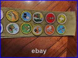 Huge Vintage Boy Scout Lot over 115 Patches, 3 Vests And Slides 60s 70s 80s