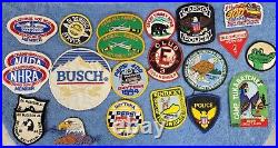 Huge Vintage Lot Of 23 Patches 60s 70s 90s 2000s Cub, Boy Scout, Nascar