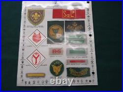 Italy Lot of 52 Scout Patches, Both Cloth and Metal SJ