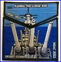 Kanwa Tho Oa 636 Bsa 2022 Noac 11-patch Us Army Military Desert Storm Set 08/100