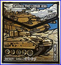 Kanwa Tho Oa 636 Bsa 2022 Noac 11-patch Us Army Military Desert Storm Set 91/100