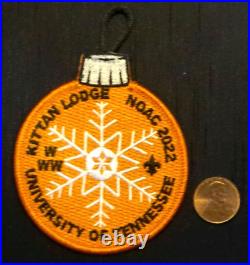 Kittan Lodge Oa 364 Bsa Twin Rivers 2022 Noac 17-patch Santa Christmas Full Set