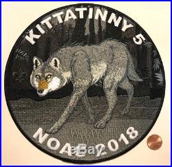 Kittatinny Oa Lodge 5 Noac 2018 Wolf 8 Jacket Patch Glow-in-the-dark 100 Made