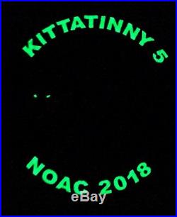 Kittatinny Oa Lodge 5 Noac 2018 Wolf 8 Jacket Patch Glow-in-the-dark 100 Made