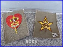 LIFE RANK & STAR RANK Boy Scouts of America PATCH BSA Sash Uniform Badge