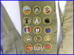 Large Lot 1960s Boy Scouts Clothing Patches Fostoria Oh Troops 436 454 Shirts