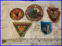 Large Lot Of 1950s Boy Scouts WWW Detroit Council Badge Patch Bsa Vtg Rare