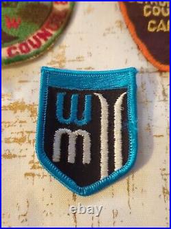 Large Lot Of 1950s Boy Scouts WWW Detroit Council Badge Patch Bsa Vtg Rare