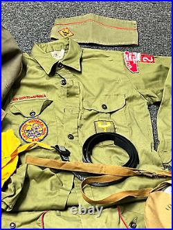 Large Lot Of 1960-70's Boy Scouts BSA Uniform Patches Gear Slides Baltimore Area