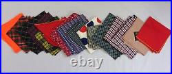 Large Lot of 71 Vintage BOY SCOUTS of AMERICA Neckerchiefs, Patches, Emblems