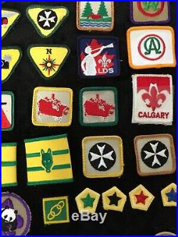 Large Lot of 99 Vintage Boy Scouts of Canada Badges and Patches from the 1980's
