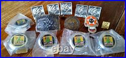 Large Vintage BSA Boy Scouts America Lot Patches Slides Neckerchief 60's 70's