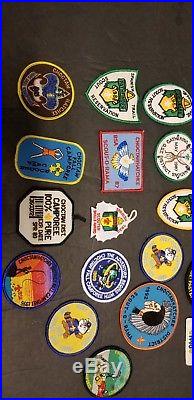 Large lot of Boy Scouts of America patches from Gulf Coast Council