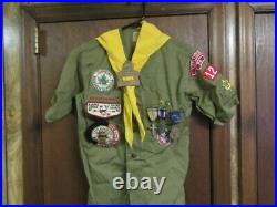 Levittown, Pa Boy Scout Shirt, Eagle Patch, Lodge 33 Flap, Trail Medals COV5
