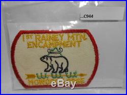 Lodge 243 Mowogo 1st Rainy Mtn Encampment Patch From Early 1950's (rare)c944