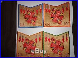 Lodge 617 Takhonek AIA ICE OA POCKET PATCH SET OF 4