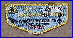 Lodge 70 Tsoiotsi Tsogalii 2012 Conclave FULL Patch Set