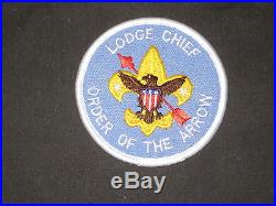 Lodge Chief position patch, mint, real c2