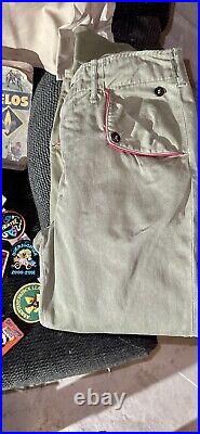 Lot 1940s 1950s 1960s BOY SCOUTS OF AMERICA BSA Uniform Shirts Pants Patches