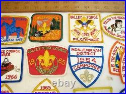 Lot 55+ 1960s Boy Scout Patches Camporee Valley Forge PA Council Pilgrimage