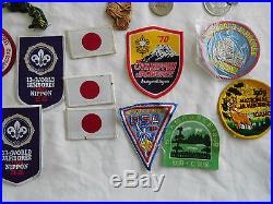 Lot Boy Scouts Neckerchief Scarf Patch Nippon Japan Jamboree Camporee Pin