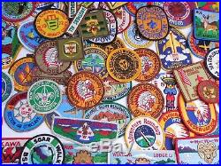 Lot Of 119 pcs Vintage Boy Scouts Of America BSA Patches