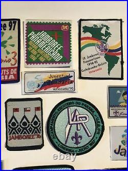 Lot Of 15 Vintage South American Boy Scout Patches Moot Nacional, Jamboree