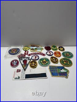 Lot Of 21 Vintage 1980s BSA Boy Scout Of America Camp Patches