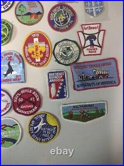 Lot Of 36 plus Vintage 70's Boy Scout Patches Old Patch