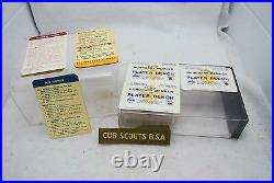 Lot Of Assorted Boy Scout Patches, Ribbons, Job Cards & Laker Player Bench Card