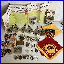 Lot Philmont Scout Ranch Cimarron N. M. BSA Boy Scout Patch Woggle Handkerchief