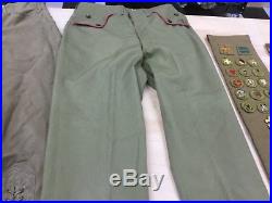 Lot Vintage BOY SCOUTS OF AMERICA 1940-1970s MERIT BADGES & CARDS Patches pants