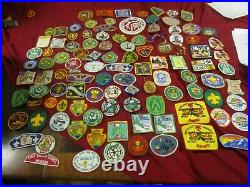 Lot of 105 Boy Scout patches BSA cheif okemos others