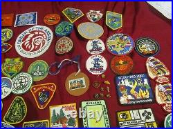 Lot of 105 Boy Scout patches BSA cheif okemos others