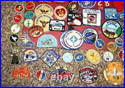 Lot of 167 Boy Scout Patches Pins Etc Related BSA Rare Collectible States