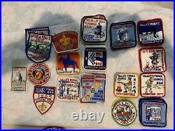 Lot of 1960-70s Vintage Boy Scout BSA Patches Vintage Camp Jamboree Neckerchiefs