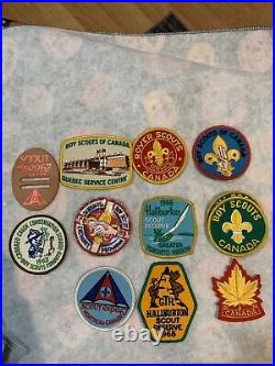 Lot of 1960-70s Vintage Boy Scout BSA Patches Vintage Camp Jamboree Neckerchiefs