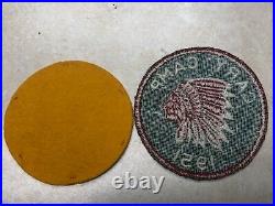 Lot of 2 Cary Camp Camp Patches Harrison Trails Council