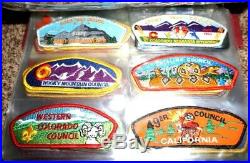 Lot of 283 Boy Scout Patches Some LDS Mormon Related BSA Rare Collectible States
