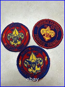 Lot of 3 Boy Scout Activity Patches Aloha Council Hawaii