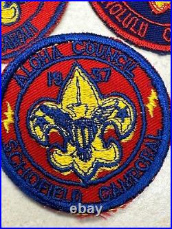 Lot of 3 Boy Scout Activity Patches Aloha Council Hawaii