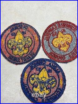 Lot of 3 Boy Scout Activity Patches Aloha Council Hawaii