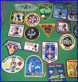 Lot of 34 New Boy Scout BSA VFC Valley Forge Council 1960s-80s