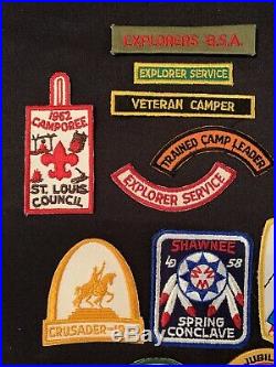 Lot of 42 Vintage BSA Patches 1950s & 1960s Boy Scout Camporee Explorer Shawnee