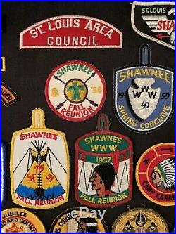 Lot of 42 Vintage BSA Patches 1950s & 1960s Boy Scout Camporee Explorer Shawnee